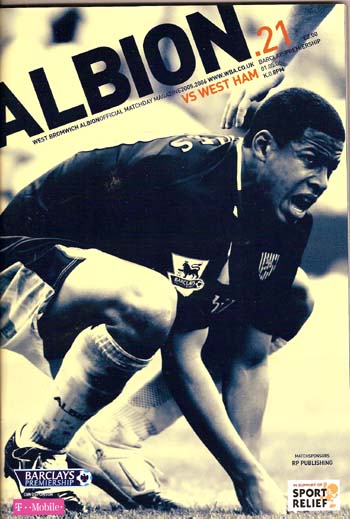 West Bromwich Albion FC  v West Ham United FC